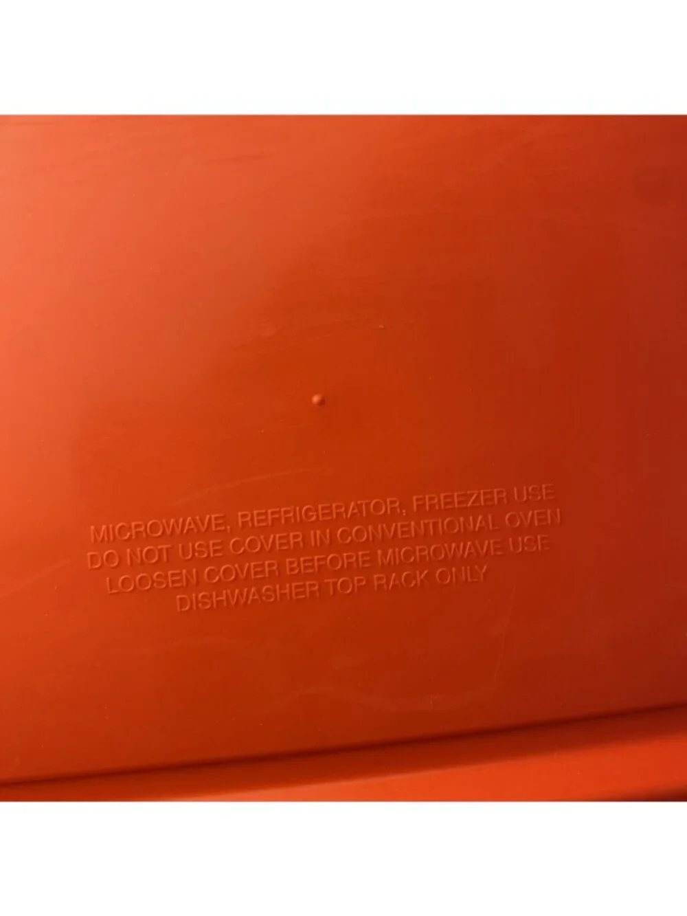 Pyrex Replacement Lid 232-PC 2 Qt RED Plastic Rectangle Cover USA, Clean
